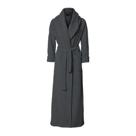 Karmameju Mount Everest Fleece Bathrobe Dark Grey X-Small hos parfumerihamoghende.dk